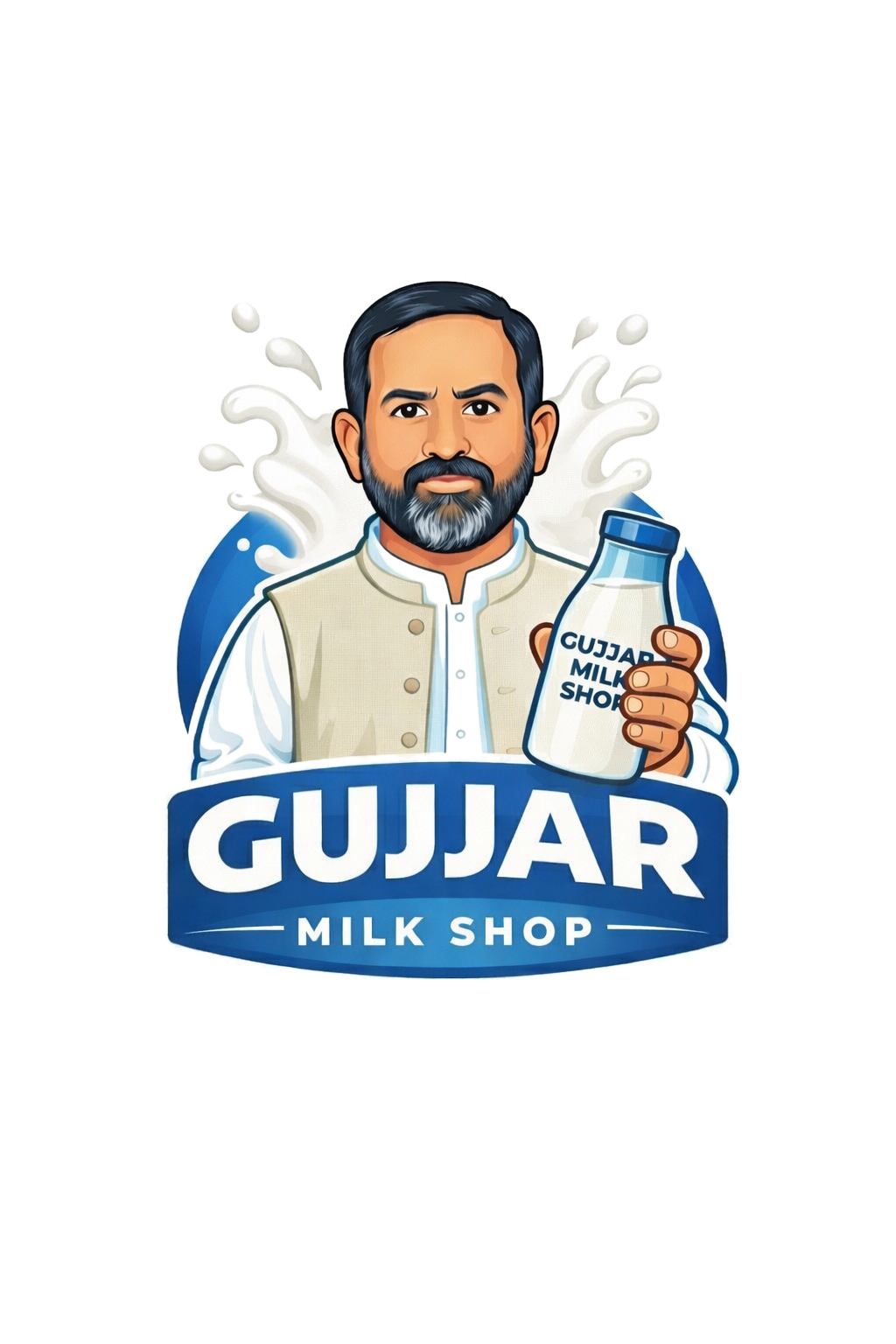 Official Gujjar Milk Shop logo